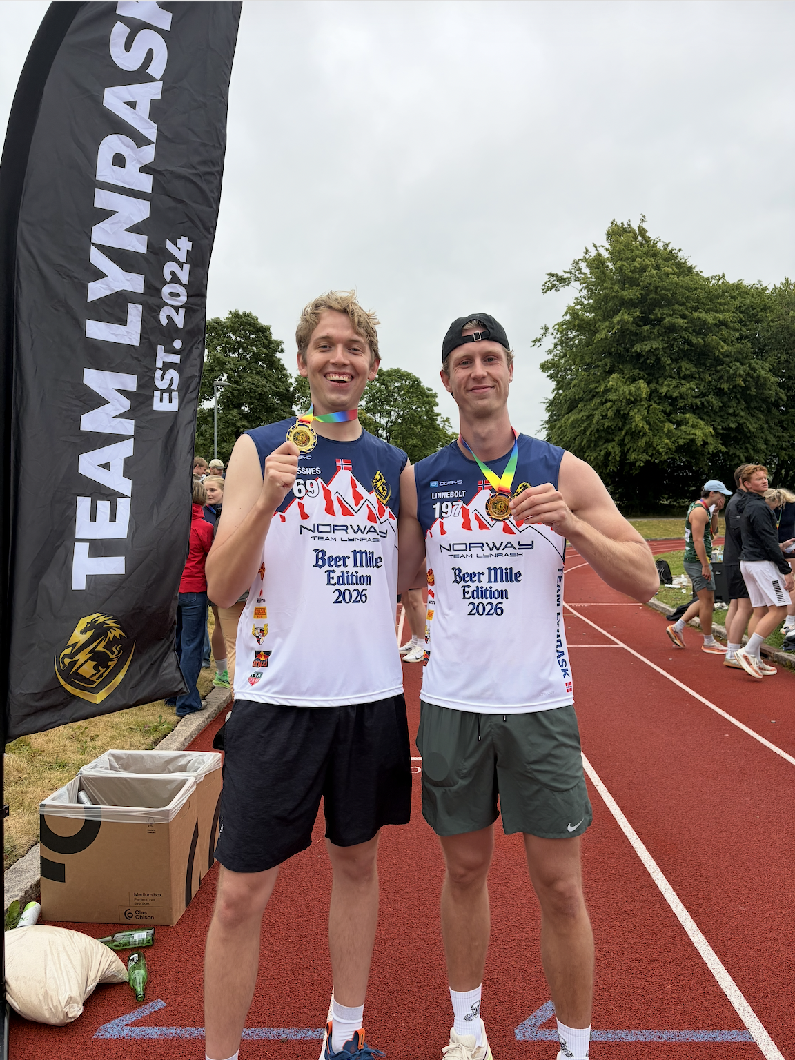 Beer Mile 2025 — Team Lynrask